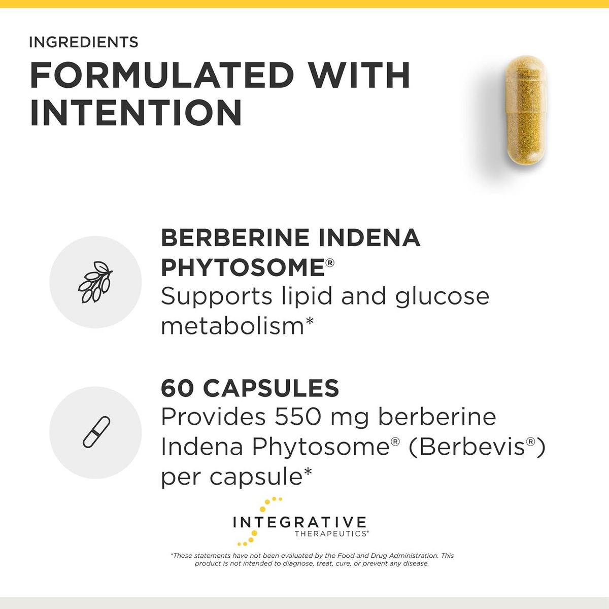 Berberine Phytomax Supplement, 60 Capsules