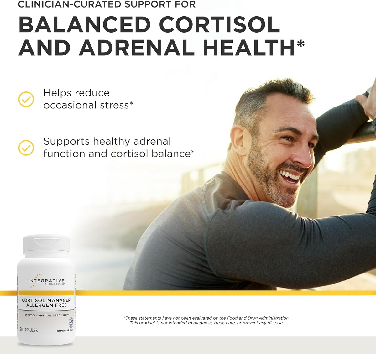 Cortisol Manager Allergen Free, 90 Count